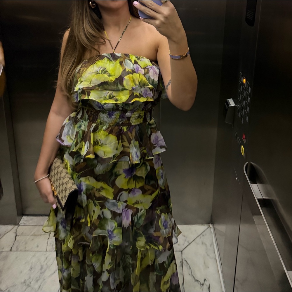 Floral Ruffle ASTR Maxi Dress - Picture 4 of 5